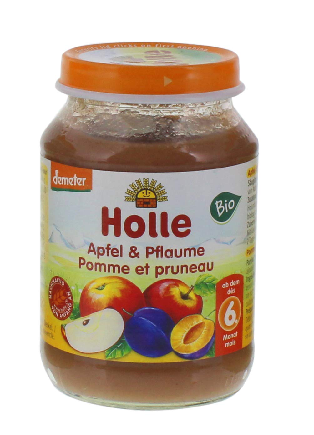 Holle Bio Apfel & Pflaume (1 x 190 gr)