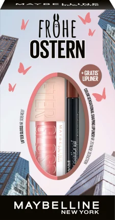 Maybelline New York Lips make -up set lip gloss lifter gloss 006 + free lipiner color sensational 20, 1 st