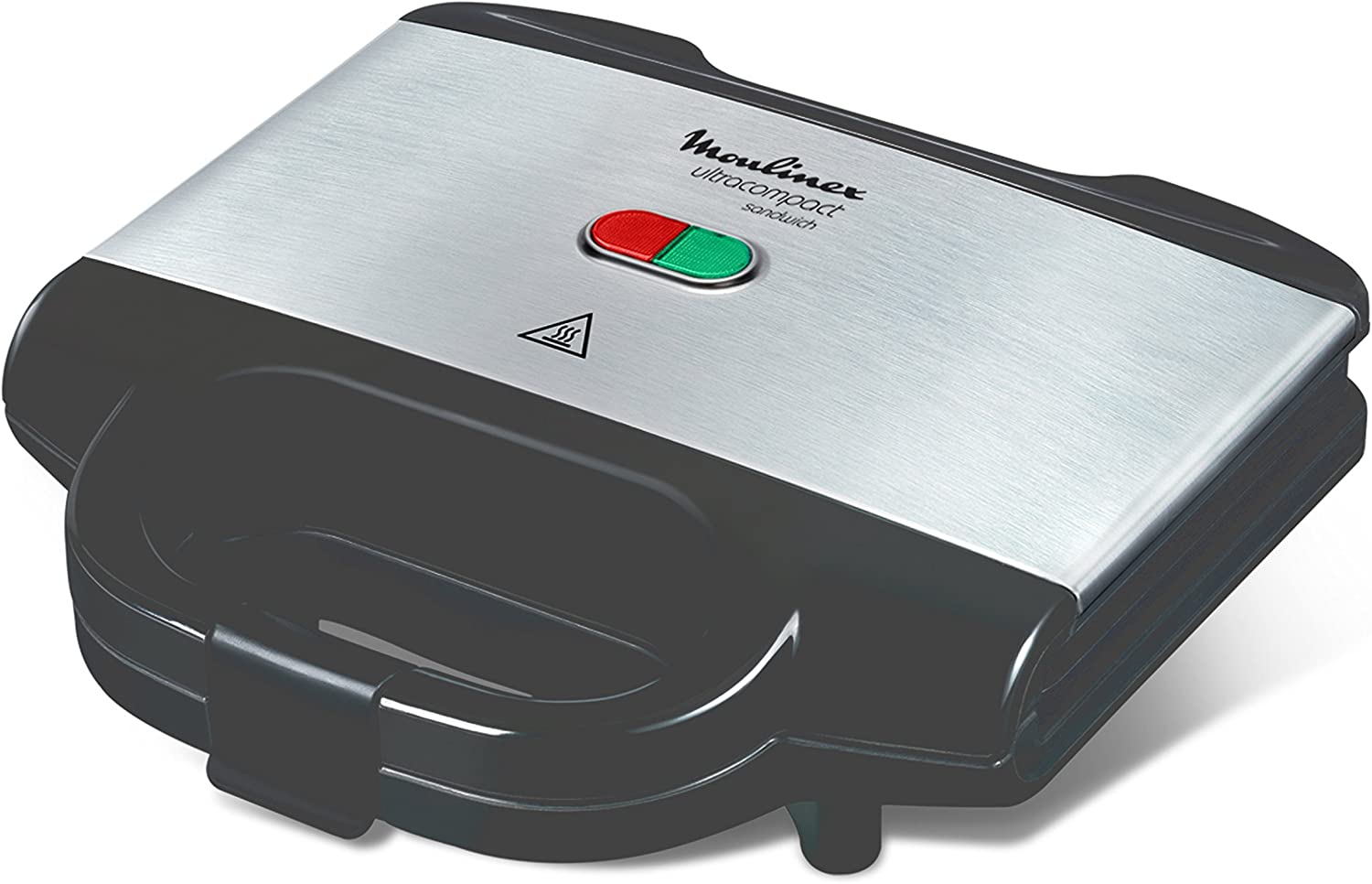 Moulinex SM156D Ultracompact Metal Sandwich Maker with Non-Stick Coating