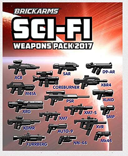 Brick Arms Sci-Fi Pack 2017 for your LEGO Figures for Star Wars Space or Po