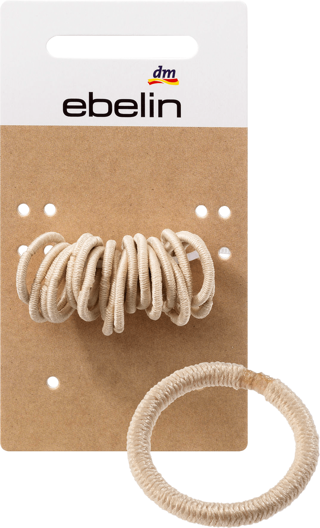 Hair Ties Mini Blonde, 18 Pcs