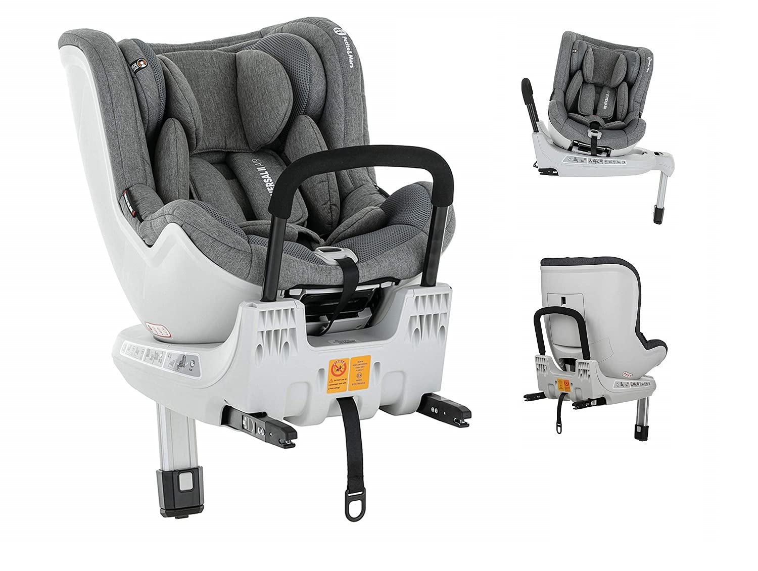 PETITE&MARS Reversal II Car Seat (0-18 kg) (Stone Air)