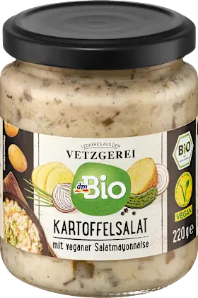 dmBio Potato salad with vegan mayonnaise, 220 g