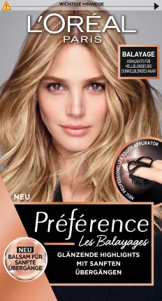 L\'Oréal Paris Préférence Balayage highlights set for light blond to dark blond hair, 1 pc