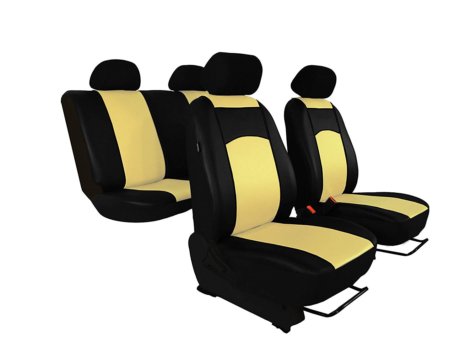 POK-TER-TUNING For Hilux VII from 2005-2016, high-quality, custom-fit seat covers, faux leather seat covers, 7 colours