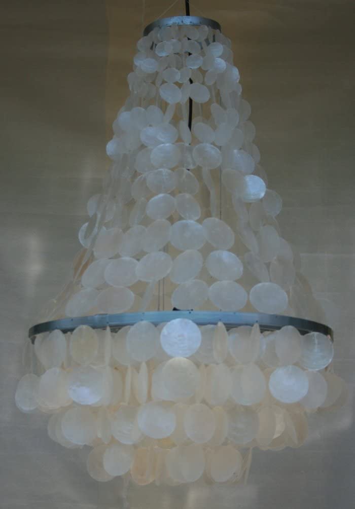 Guru-Shop Ceiling Lamp / Ceiling Light, Handmade In Bali, Fibreglass With C