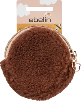 ebelin purse teddy fur brown, 1 piece