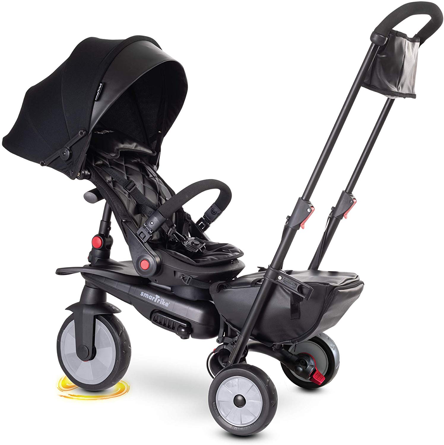 smarTrike 8481/1 Black 8481 Smartfold 700 Urban Black, 100 x 48 x 97 cm (H x W x L).