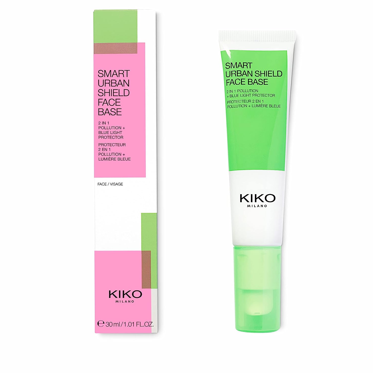 KIKO Milano Smart Urban Shield Face Base Face Primer with Protection Against Pollution and Blue Light