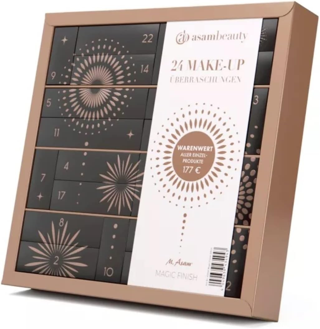 M. Asam Magic Finish Advent Calendar, Anticipation of Christmas with 24 Beauty Surprises from Magic Finish, Makeup Advent Calendar