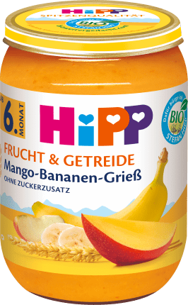 Fruit & Cereals Mango-Banana semolina, from the 6th month, 190 g