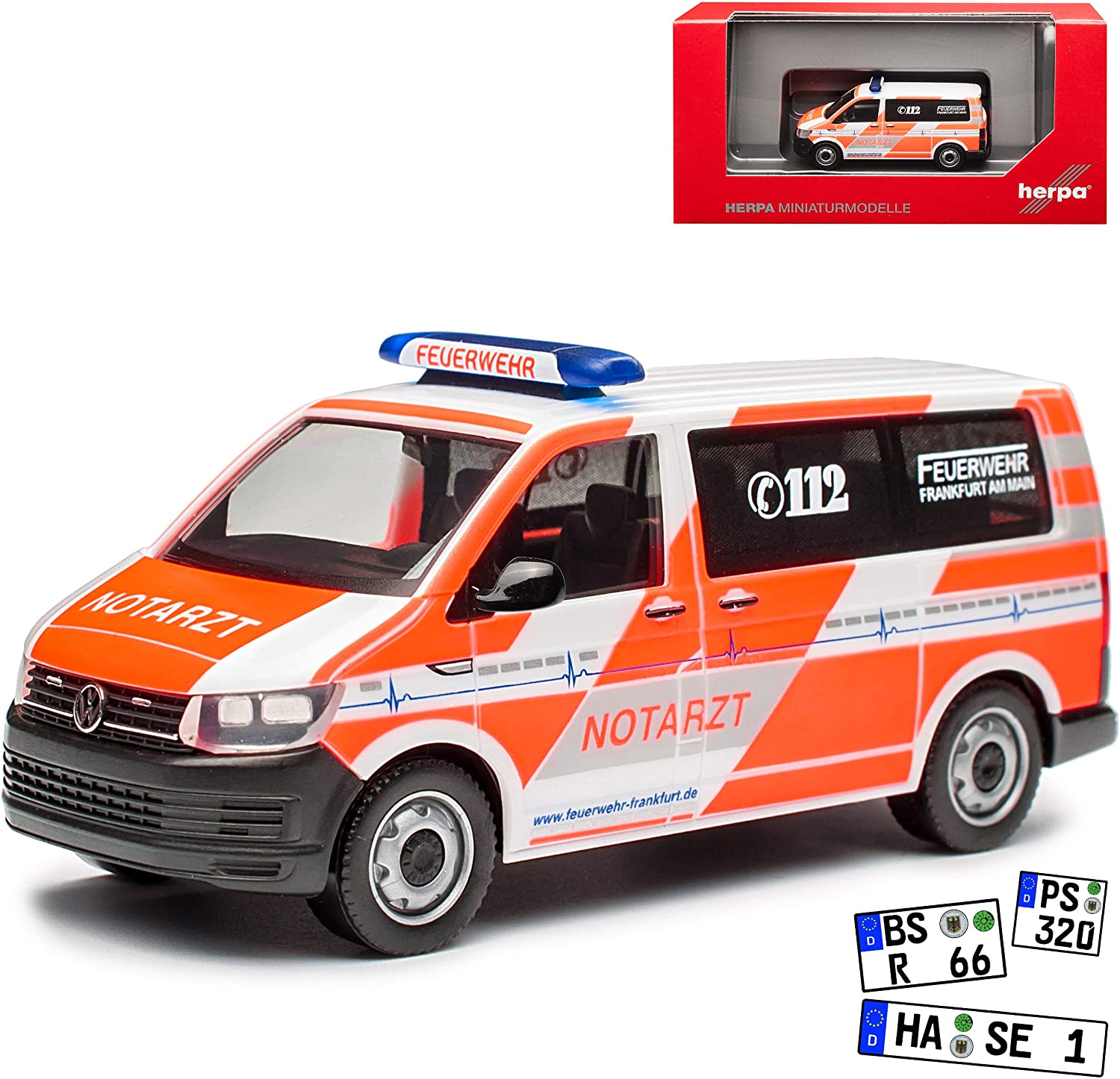 Volkswagen T6 Emergency Doctor Fire Brigade People Transporter Red T5 From 