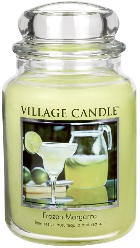 Village Candle 1-Piece 26 oz 1219 g Premium Candle Jar, Frozen Margarita