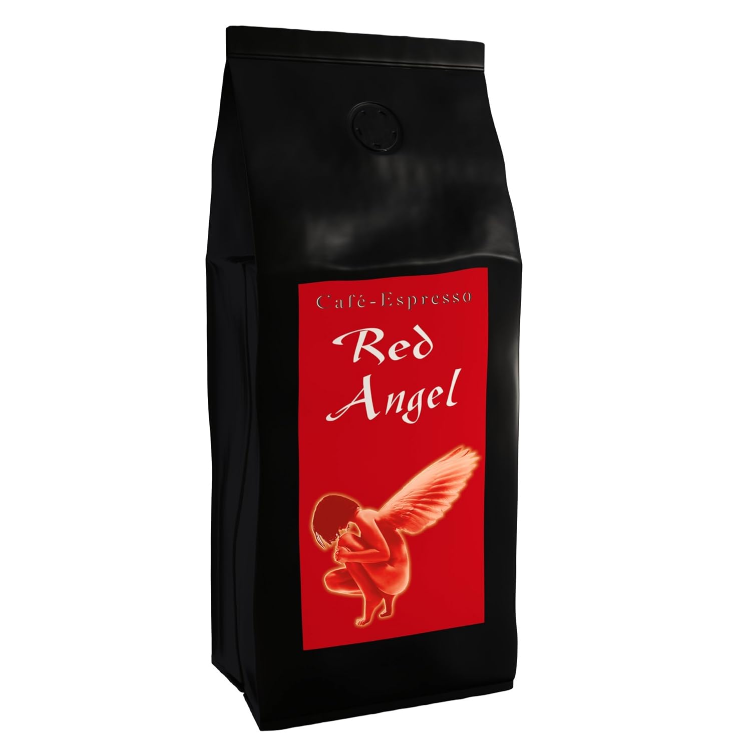 Café Espresso Coffee Red Angel - The Fiery (The Probably Strongest Coffee in the World) (Ground, 500 g) - Top Coffee - Low Acid - Gentle and Freshly Roasted
