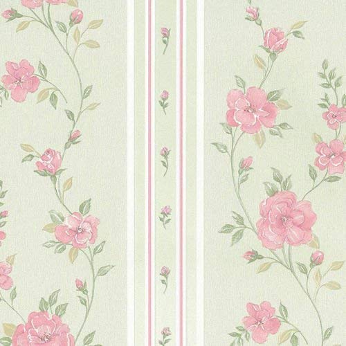 md29441 – Impressions of silk floral cream, green, pink, white gallery matc