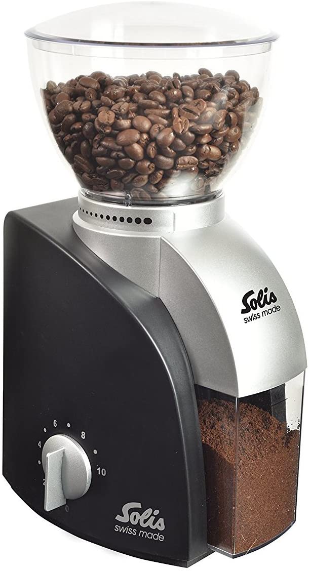 Solis Electric Coffee Grinder 1 to 10 Cups 13 Grinding Levels Antistatic Co