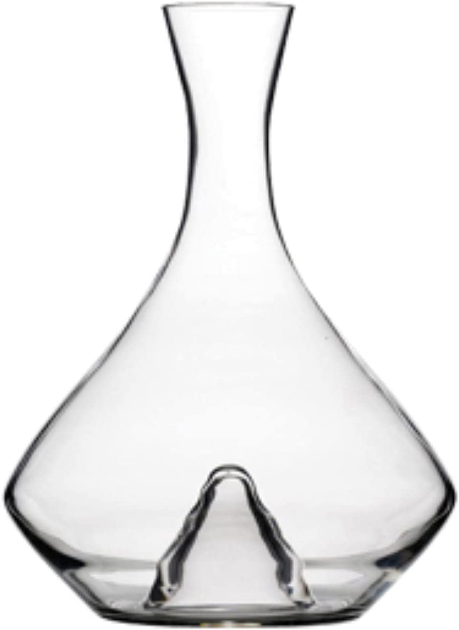 Stölzle Lausitz Fire Vulkanos Decanter Mouth-Blown 0.75 Litres / Red Wine Decanter with Special Look / Wine Decanter for Unfolding the Aromas and Chic Presentation