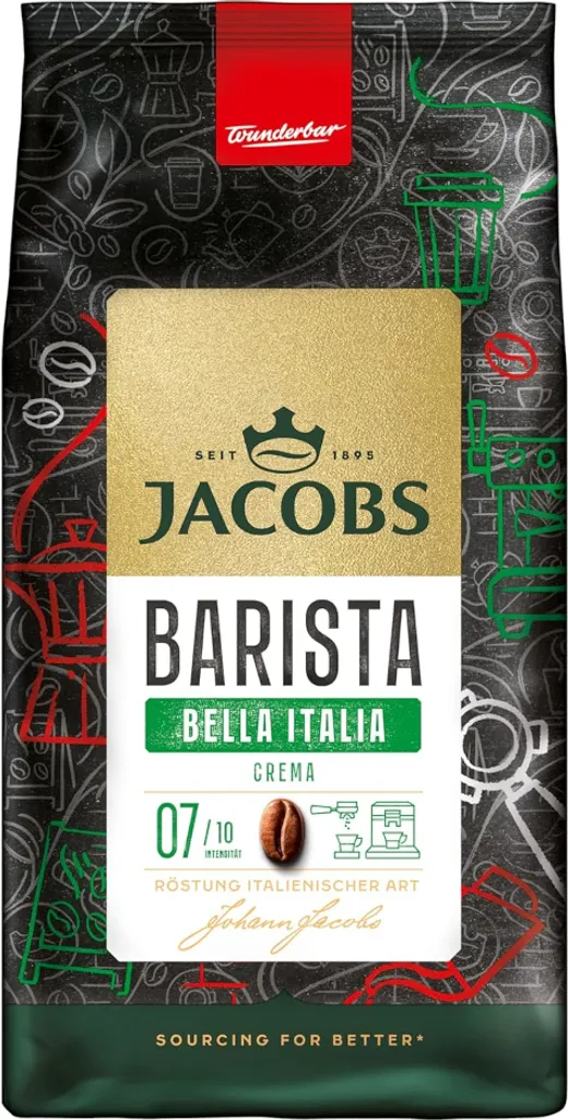 Jacobs Barista Editions Crema Bella Italia whole beans 1 kg