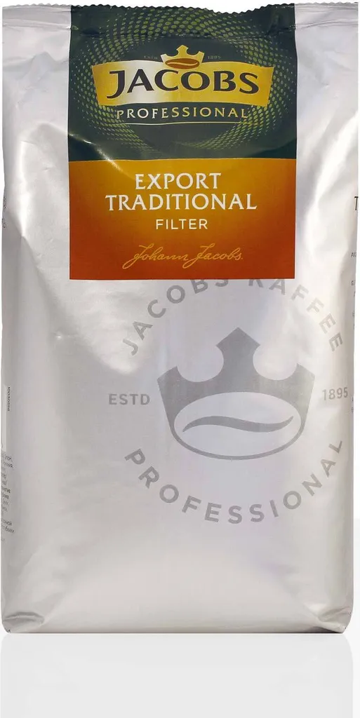 Jacobs Export ground coffee beans 1 kg bag