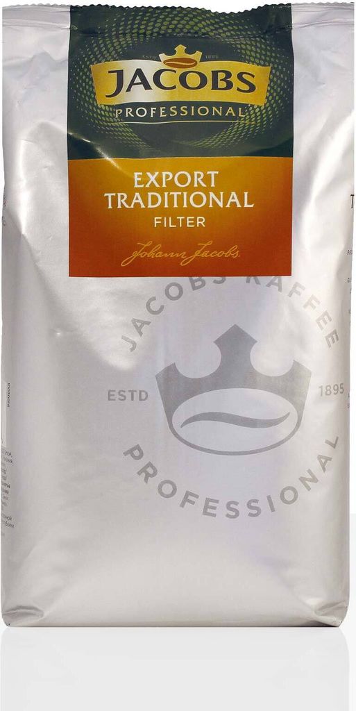 Jacobs Filter Coffee Export Traditional - 8 x 1kg ground coffee
