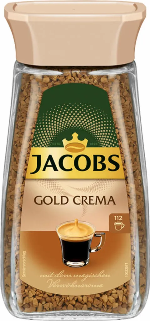JACOBS GOLD Crema, instant coffee, 200 g GL