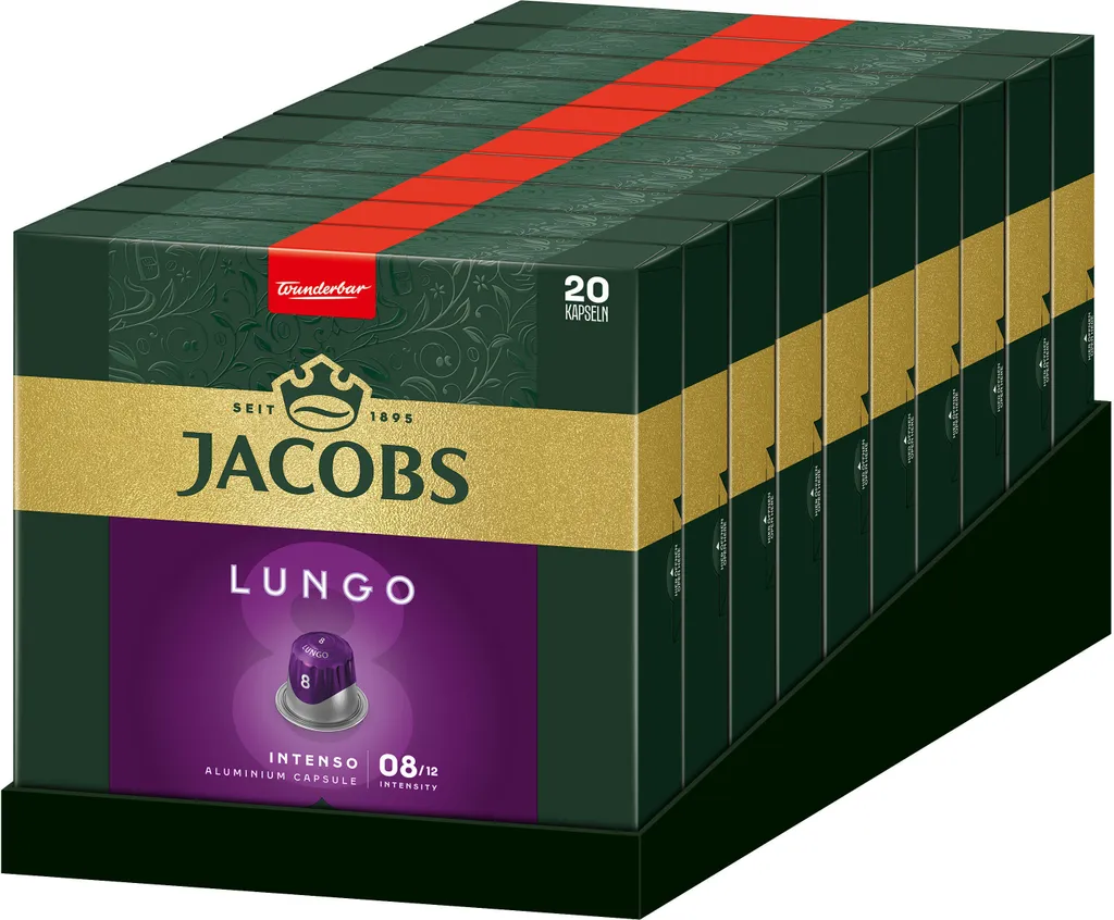 Jacobs Capsules Lungo VPE (10 x 104g pack)