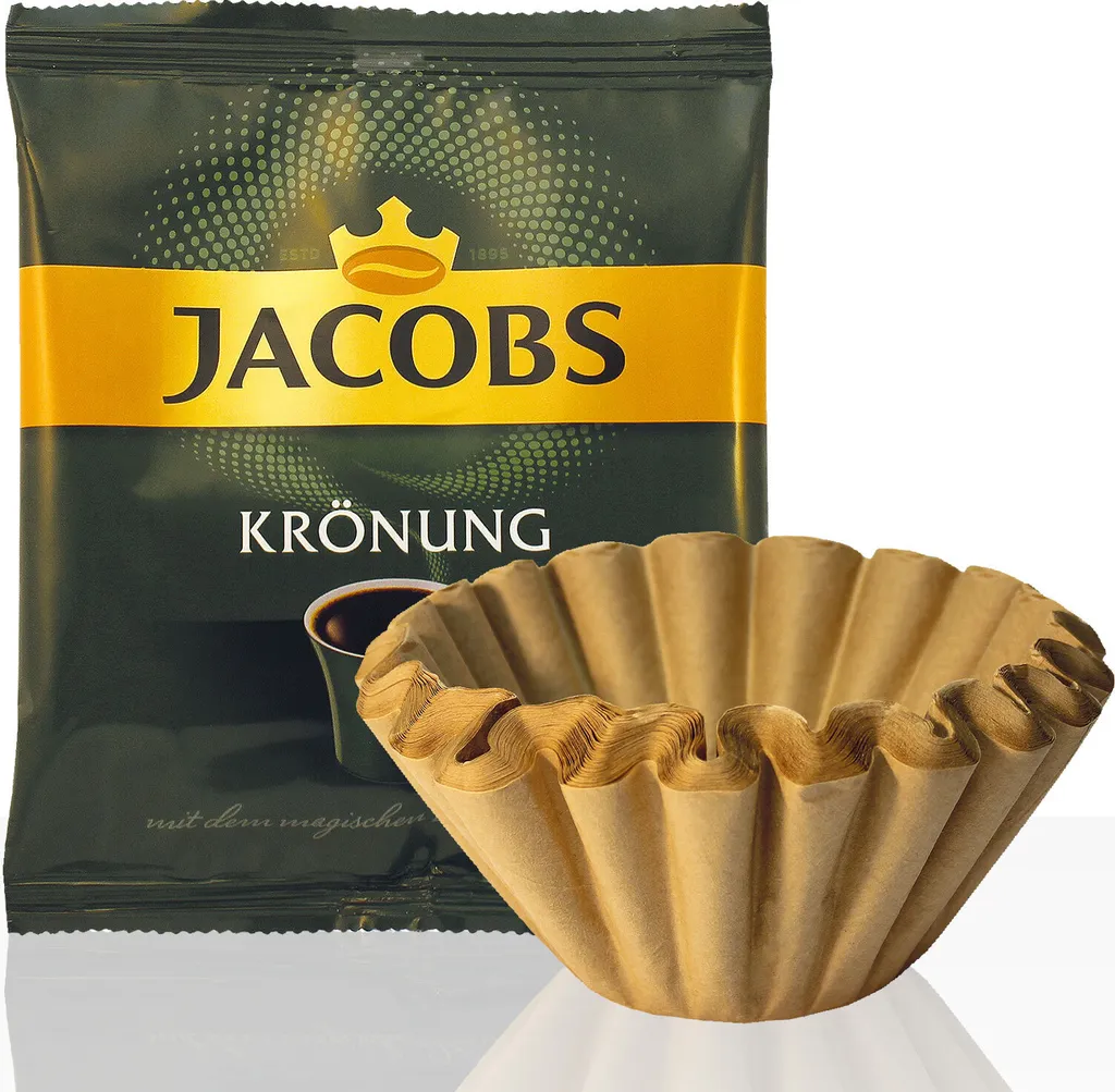 Jacobs Krönung Classic 42 x 60g ground coffee + 50 basket filters, service package