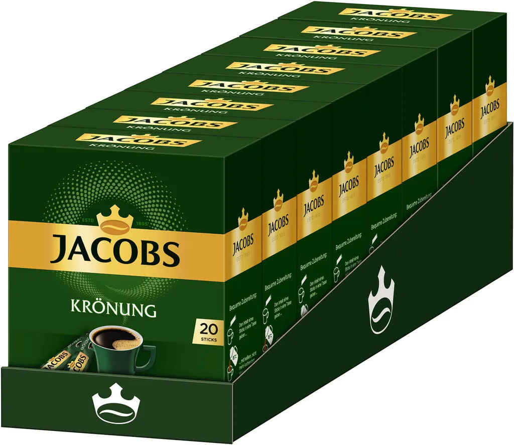 JACOBS Krönung instant coffee 8 x 20 beverage sticks instant coffee