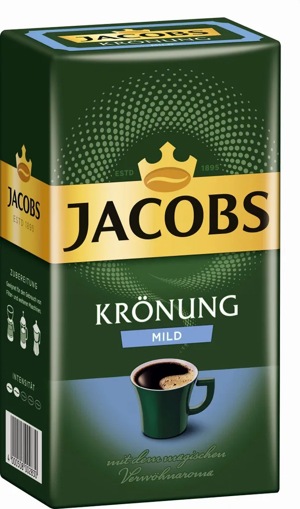 JACOBS Krönung MILD coffee, ground Arabica beans mild 500.0 g