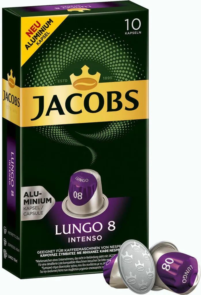 Jacobs Lungo Intenso | 10 Nespresso® compatible capsules