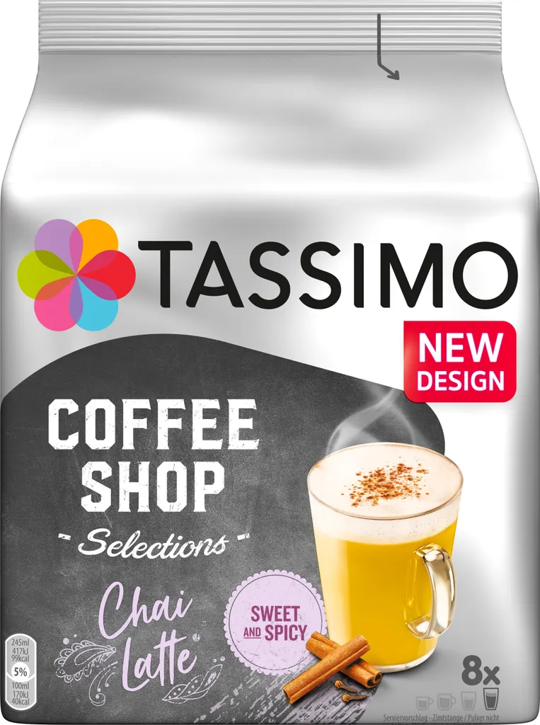 Jacobs Tassimo Coffee Shop Selections Chai Latte, coffee capsules