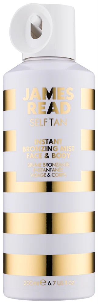James Read Self Tan bronzing spray with immediate effect