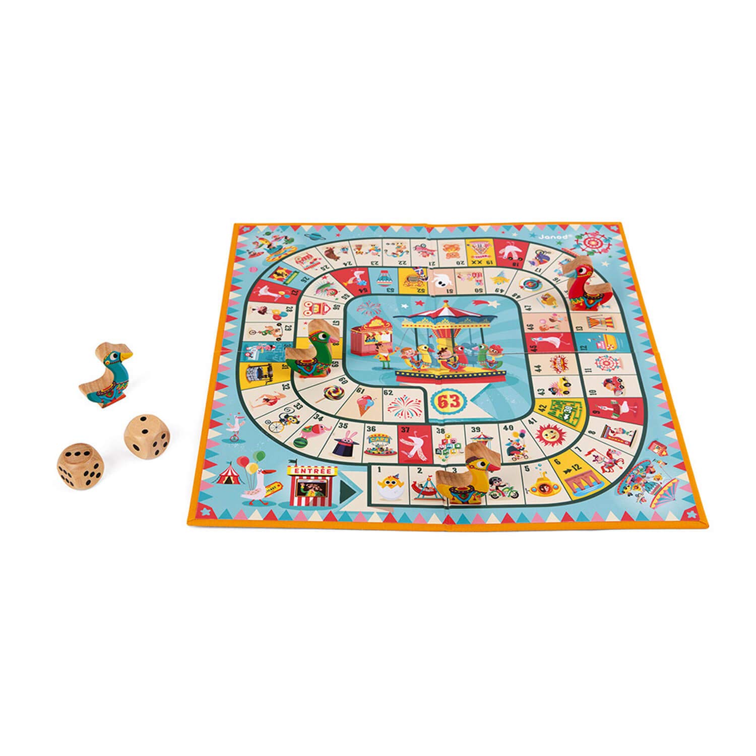 Janod J02743 Competition Game Carrousel