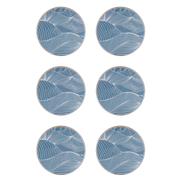 ary-home Japanese Landscape Coaster 6 Pack
