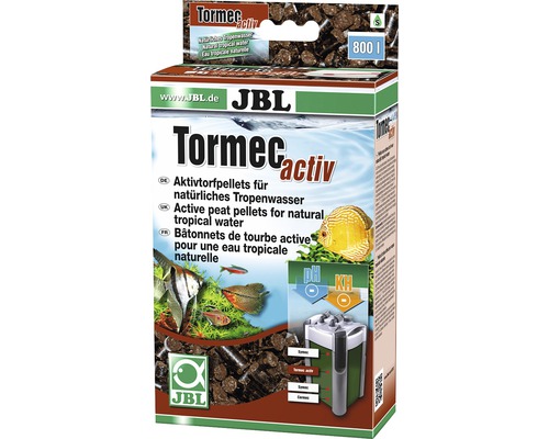 JBL Tormec activ black peat granules, 1000 ml