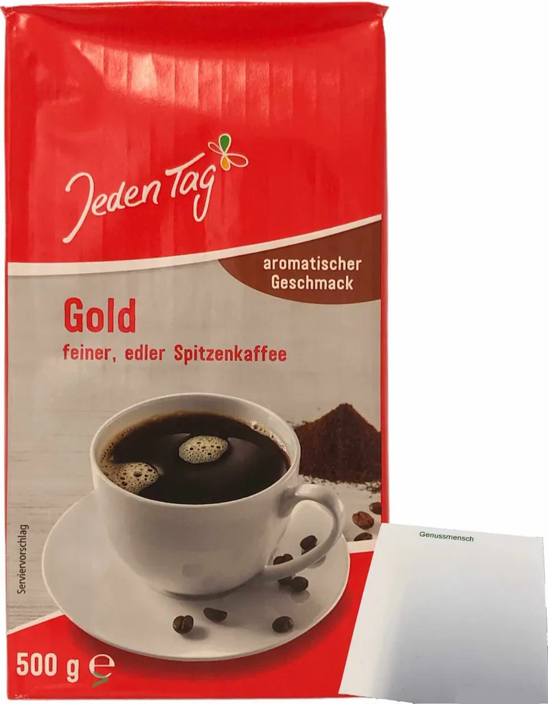 Every day coffee gold noble premium coffee ground aromatic taste (500g pack) + usy block