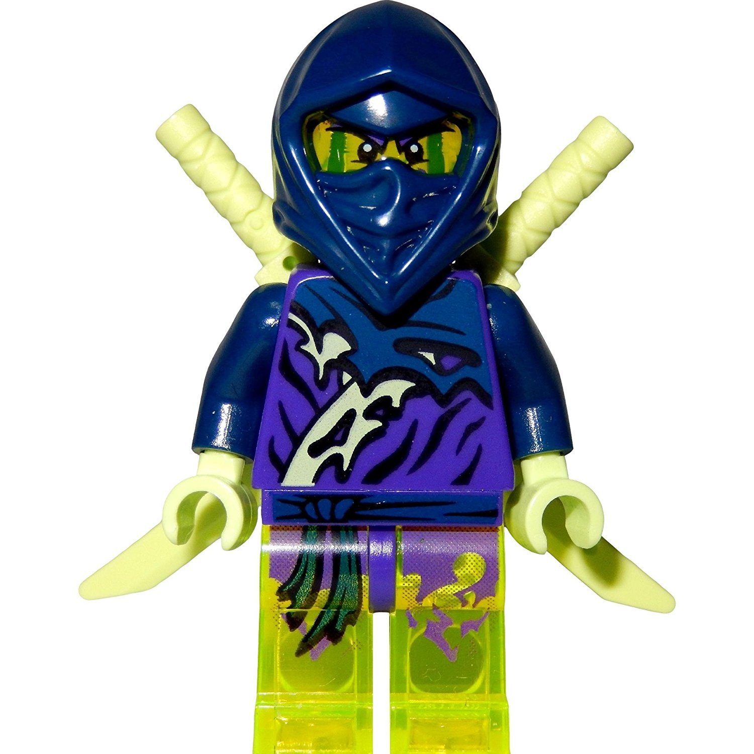 Lego Ninjago Mini Figure Ghost Ninja Hackler Swords