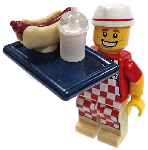 Lego Mini Figures Series 17 # 6 Hotdog Salesman – 71018 (Bagged)