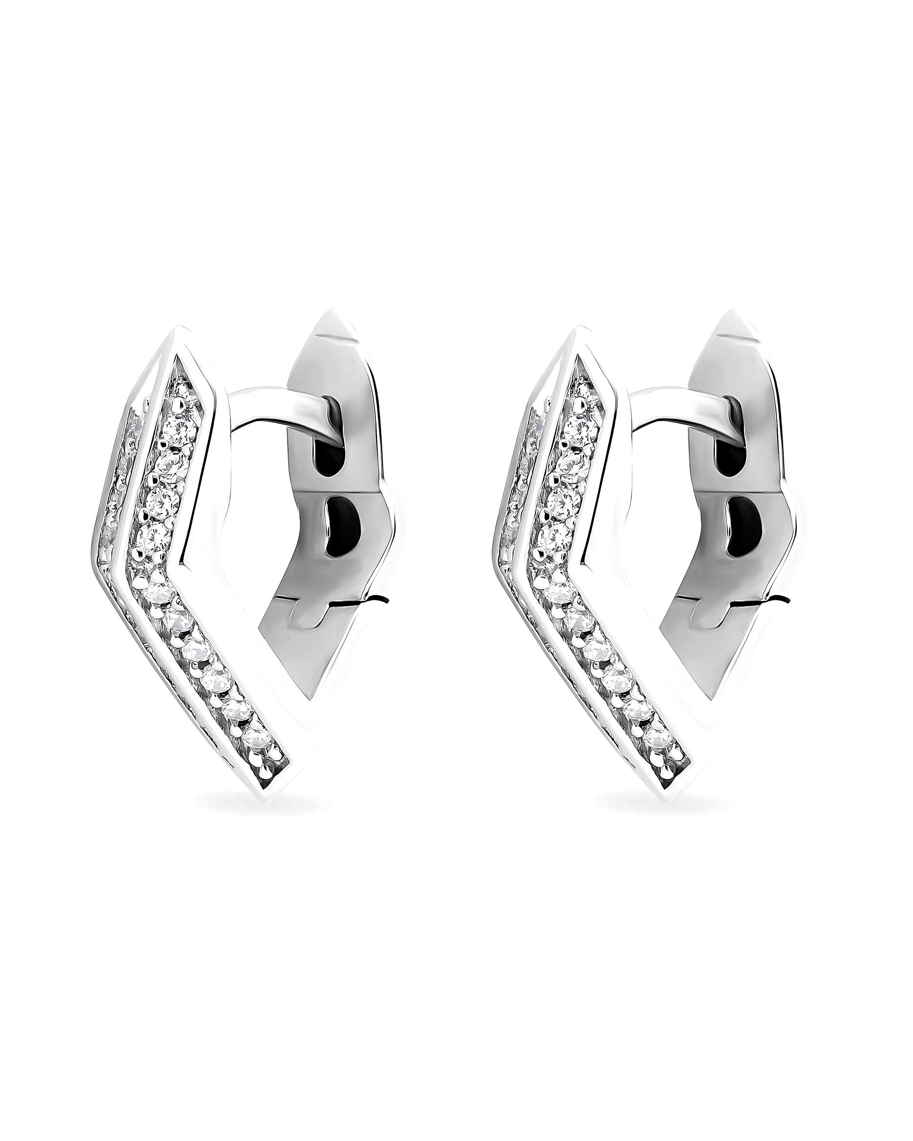 Jette earring hoop earrings 925 silver