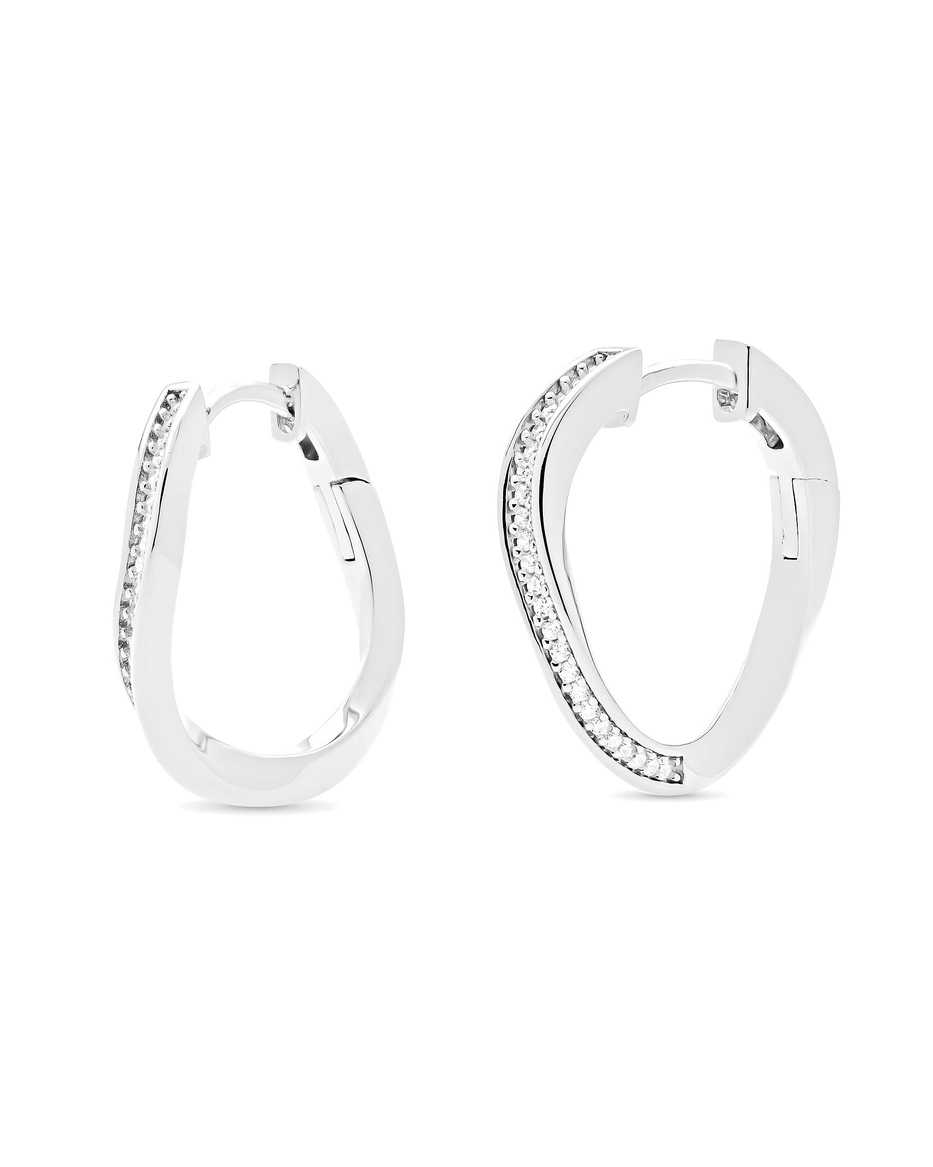 Jette earring hoop earrings 925 silver