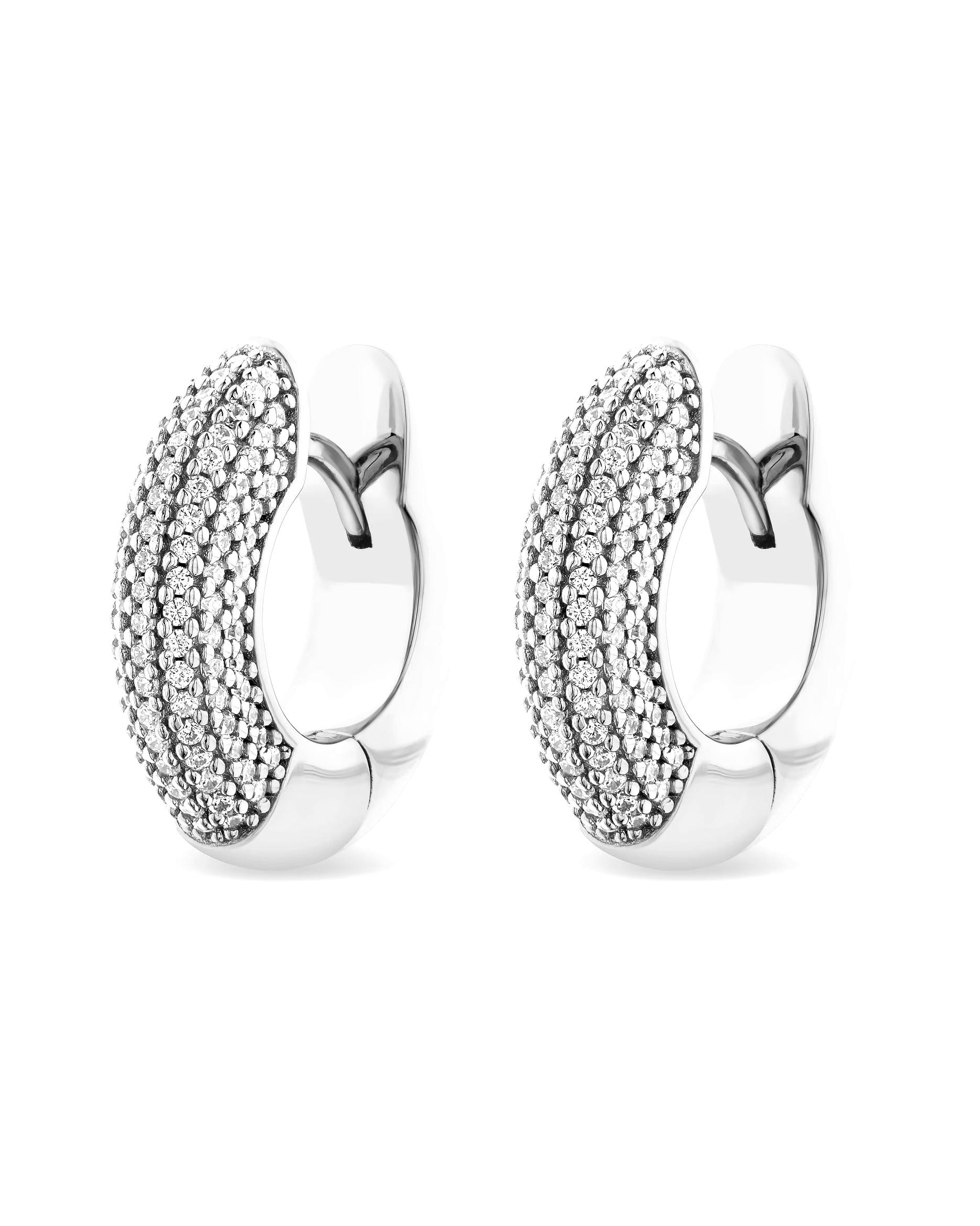 Jette earring hoop earrings 925 silver