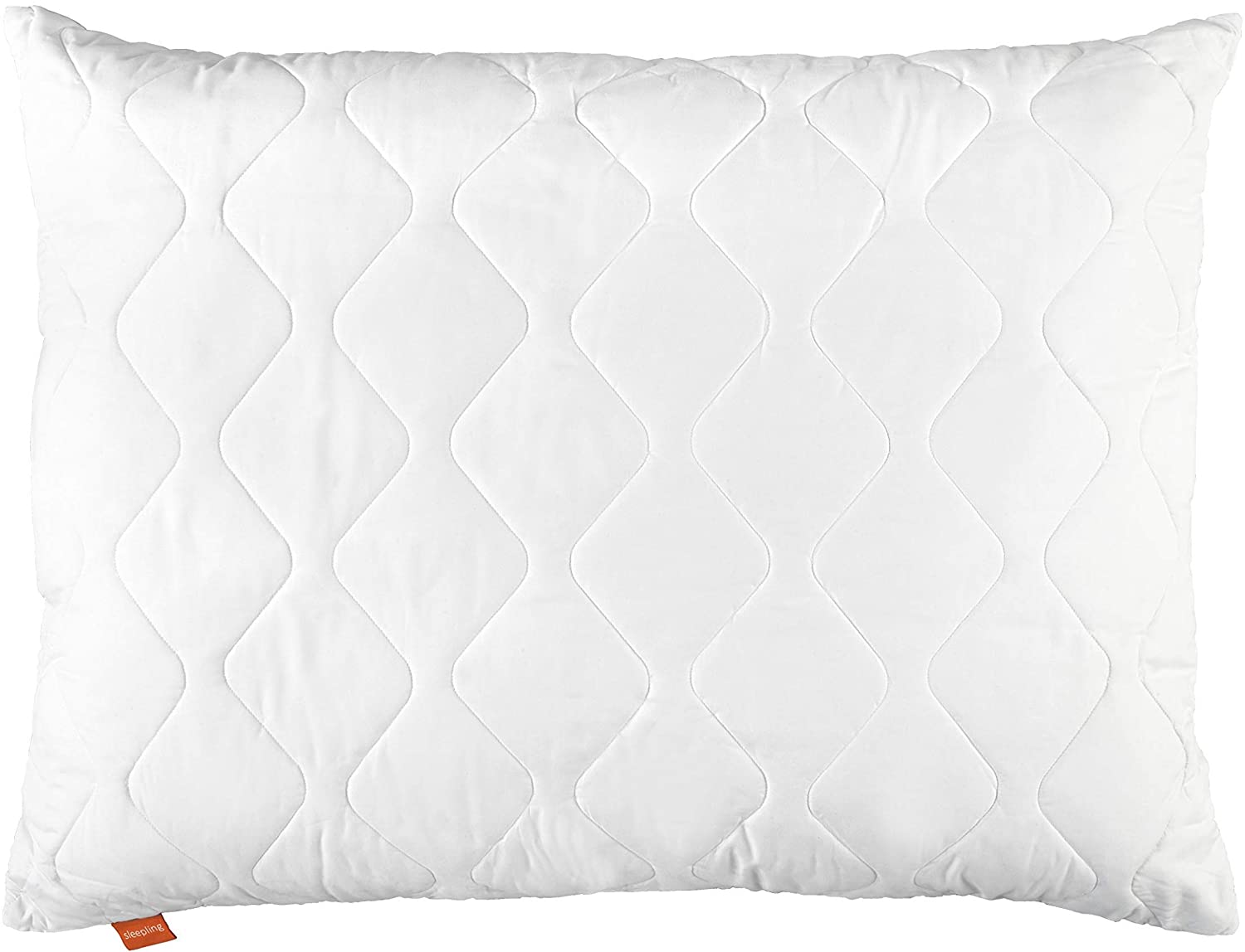 Sleepling 190001-P Basic 100 Microfibre Pillow in White, White, 70 x 90