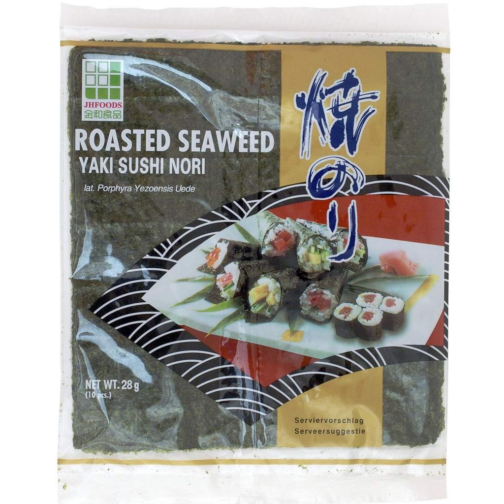 JHFOODS roasted seaweed Yaki Sushi Nori Gold 28g