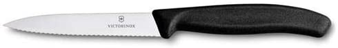 Victorinox Fibrox Black Saw Vegetable Knife 10 cm