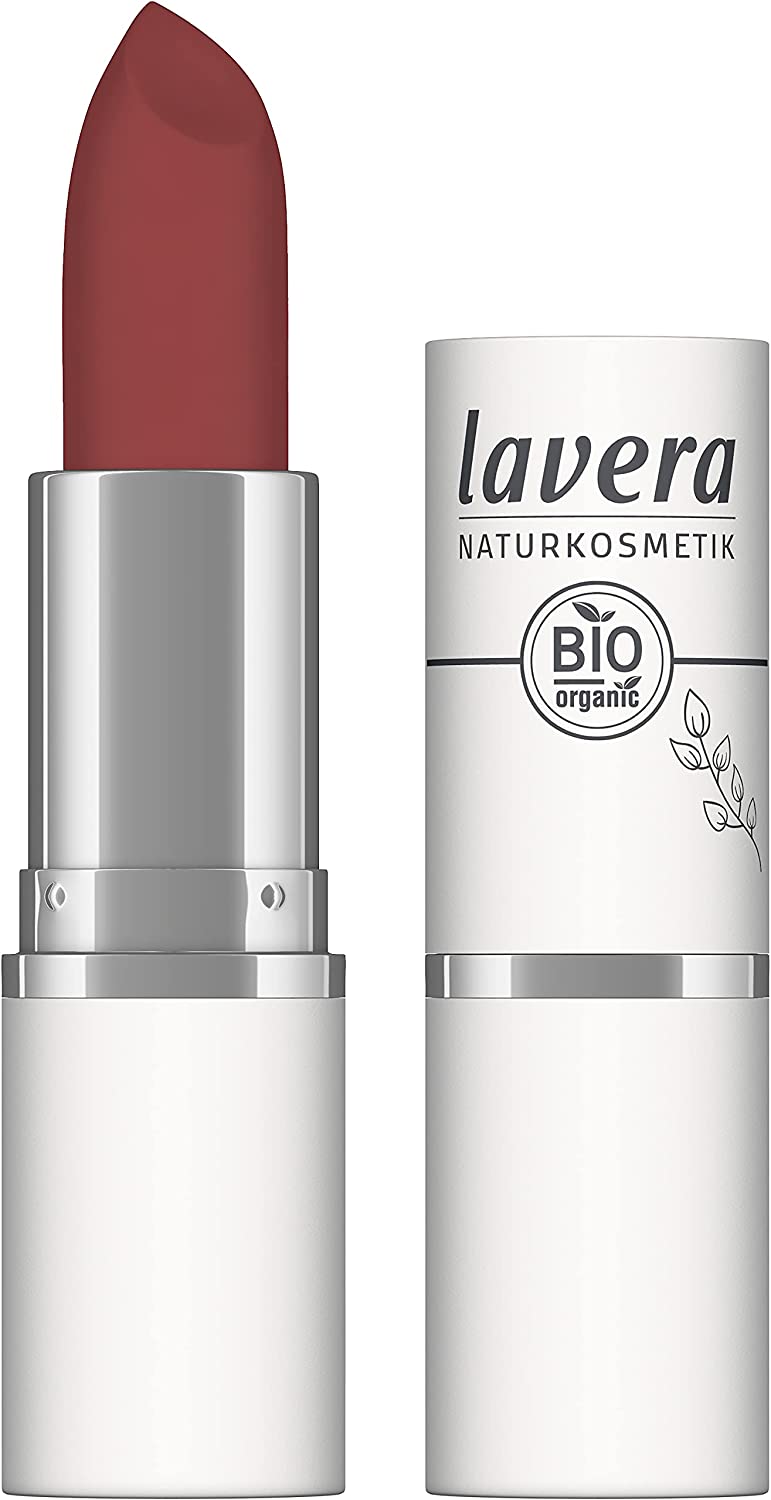 lavera Velvet Matt Lipstick - Vivid Red 04 - Lipstick - Gluten Free - No Si, ‎red