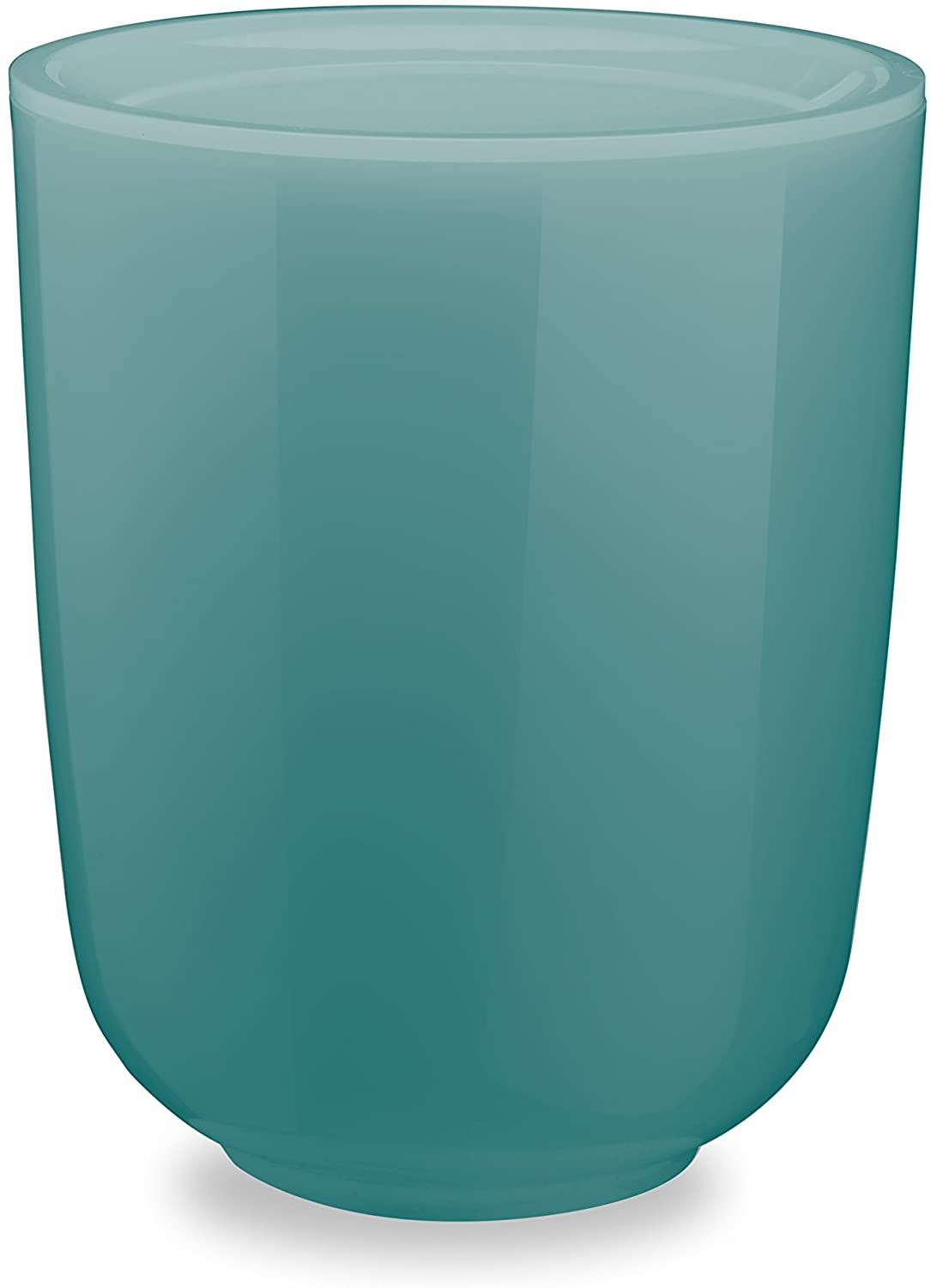 Umbra 023911 276 Droplet Badmülleimer and Pedal Bin with Lid, Turquoise Blu