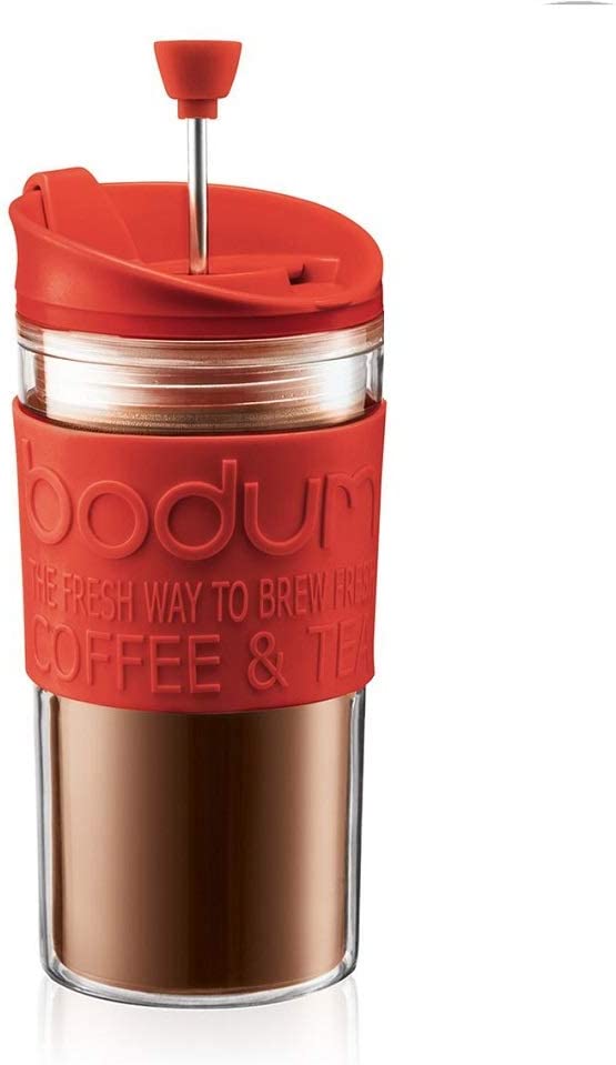 Bodum Travel Press Set Coffee Maker - Red