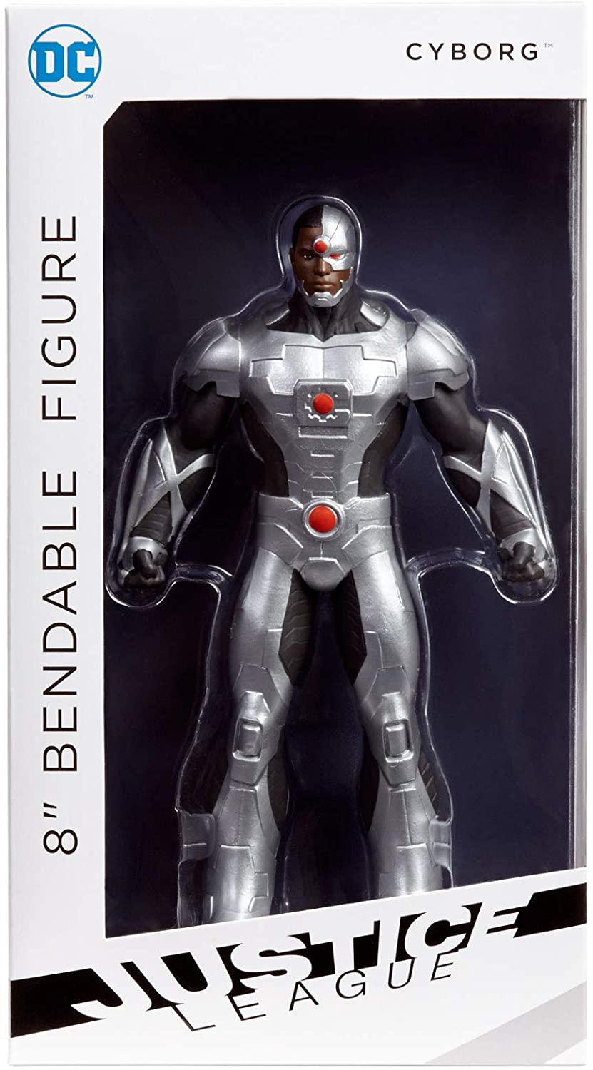 Nj Cross Dc3977 - Justice League Dc Comics Cyborg Figure Jointed