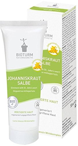 shop bio yumi Bioturm – Hypericum Salve soothes Gerötete Skin – Not Very Stretchy – Normalize The Condition Of The Skin – erweicht die Haut – Relieves Tension – Natural – 50 ml