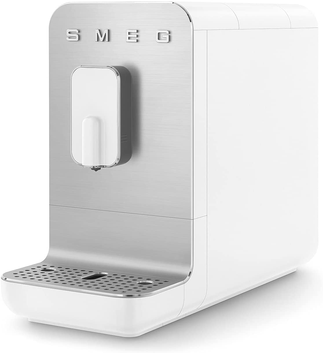 Smeg BCC01WHMEU Compact Fully Automatic Coffee Machine, White